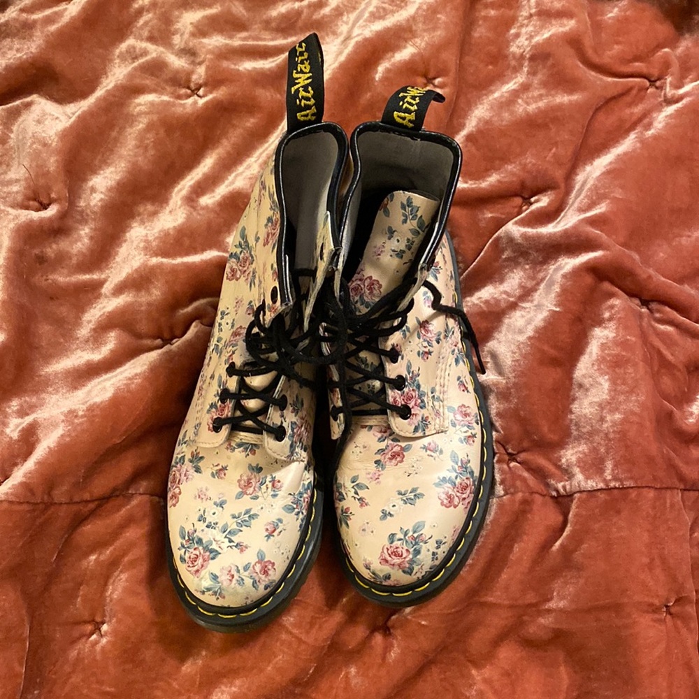 Floral Doc Martens